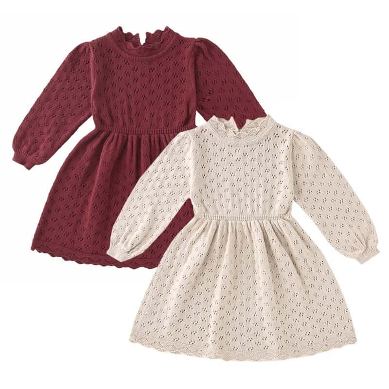 Amelia Knit Dress - Evvie Bean's Baby Boutique