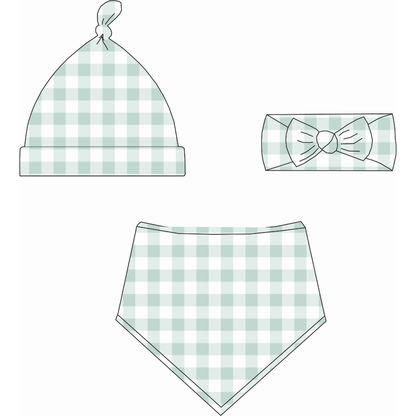 Spring Bamboo Accessories | Bibs, Bows, Hats
