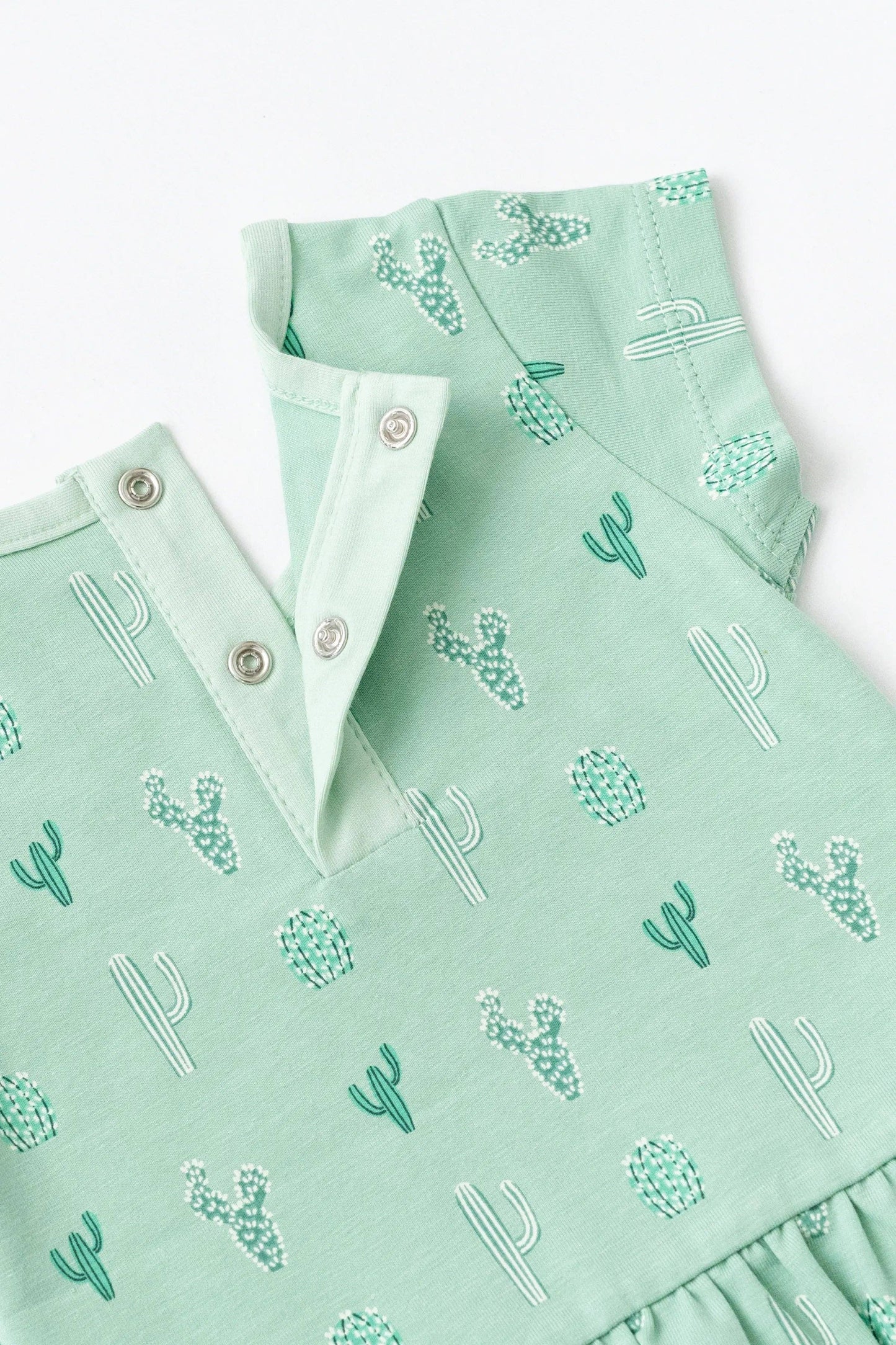 Short Sleeve All Dressed Up Bodysuit Green Cactus