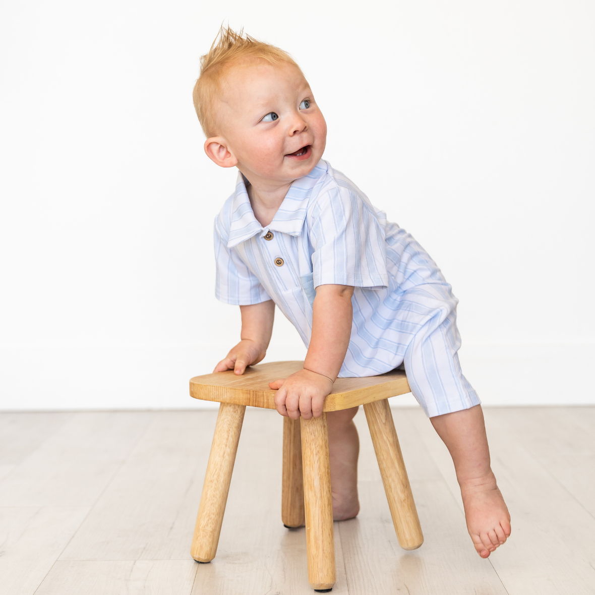 Seaside Stripe Bamboo & Cotton Boys Set
