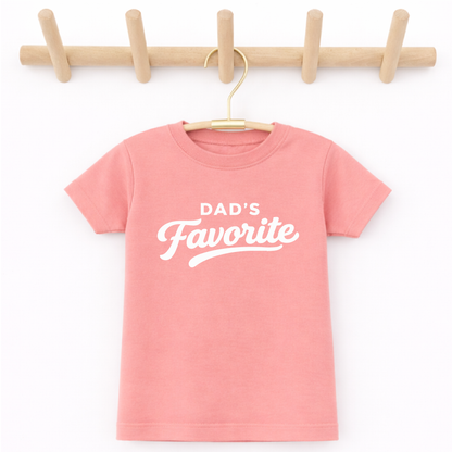 Dad's Favorite, Funny Father's Day Shirt for Kids