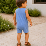 Blue Speckle / Ribbed Shortie