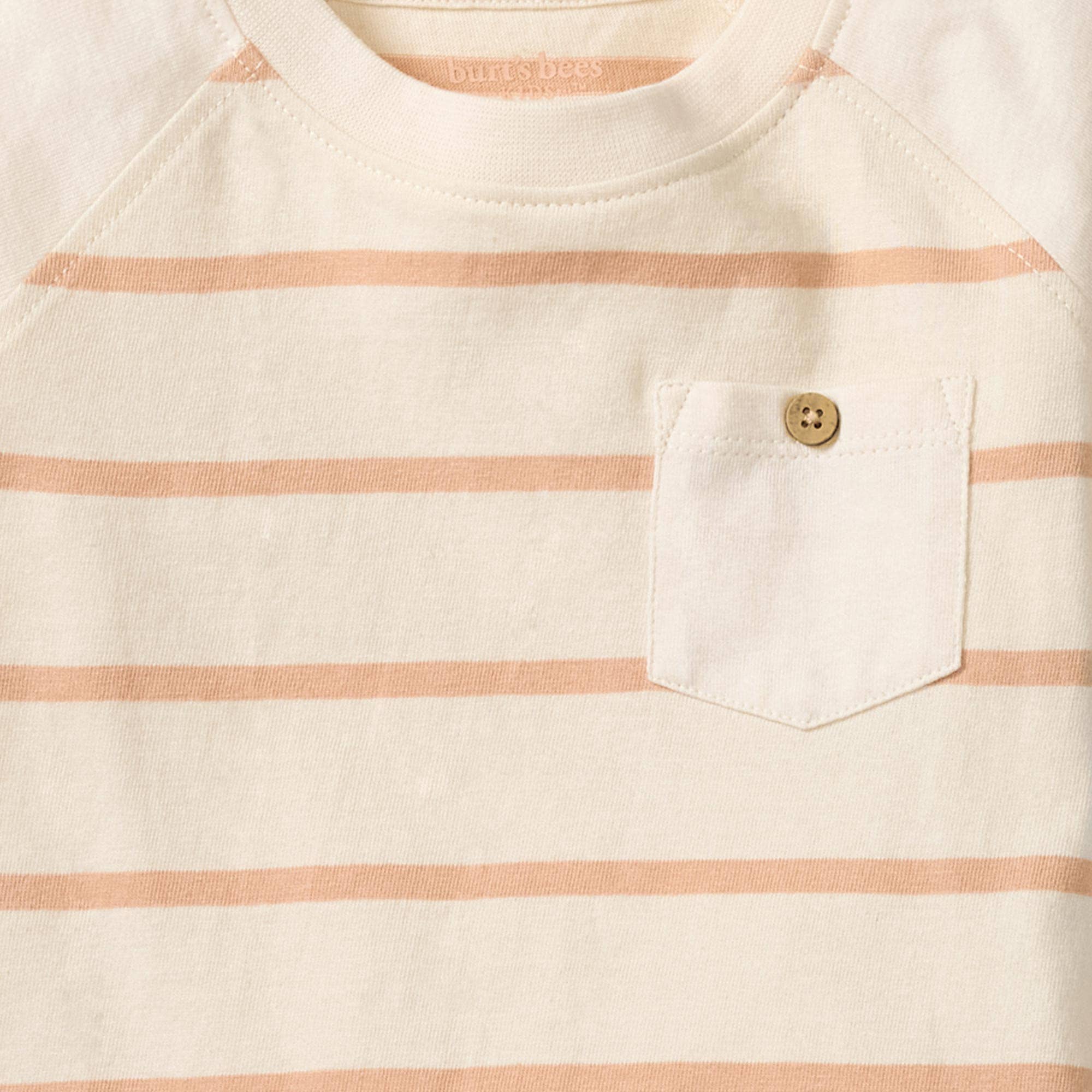 Basic Stripe Boy Tee & Shorts Set