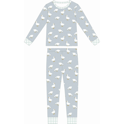 Silly Little Goose Two Piece Bamboo Sleeper Set