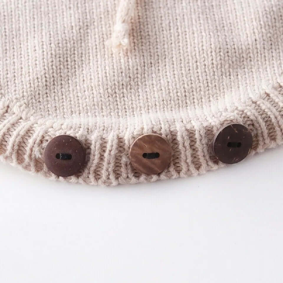 Knit Heart Sweater Romper - Evvie Bean's Baby Boutique