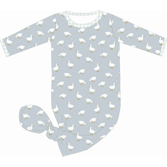 Silly Little Goose Bamboo Knotted Gown
