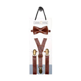 Bow Tie + Suspender Set  |Baby accessory, baby boy