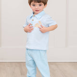 Picnic Hop Embroidered Cotton Outfit