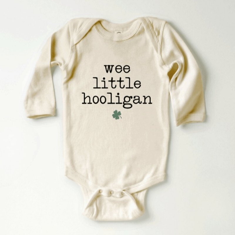 Wee Little Hooligan Onesie - Evvie Bean's Baby Boutique