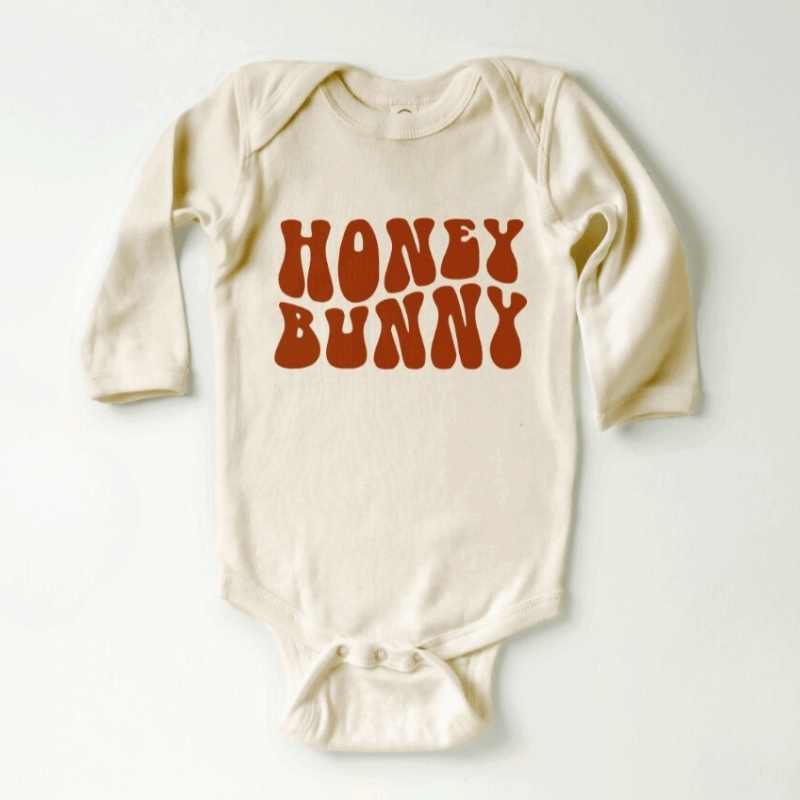 Honey Bunny Onesie - Evvie Bean's Baby Boutique