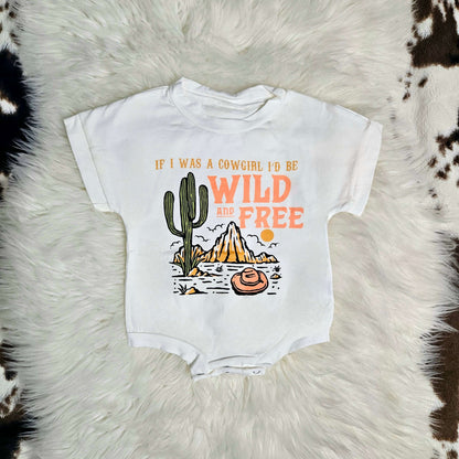 Wild & Free Oversized T-Shirt Romper