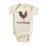 Free Range Baby Short Sleeve Onesie | Natural