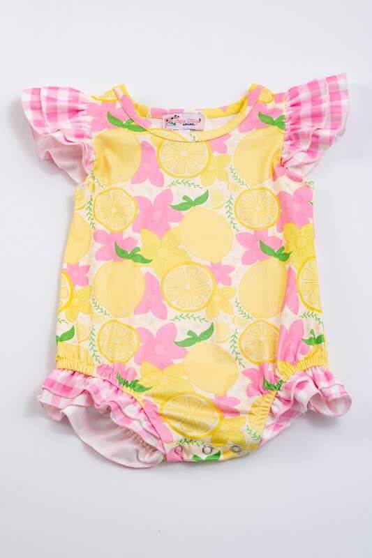 Pink Lemon Baby Summer Romper