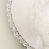 Heart Eyelet Baby Sunbonnet