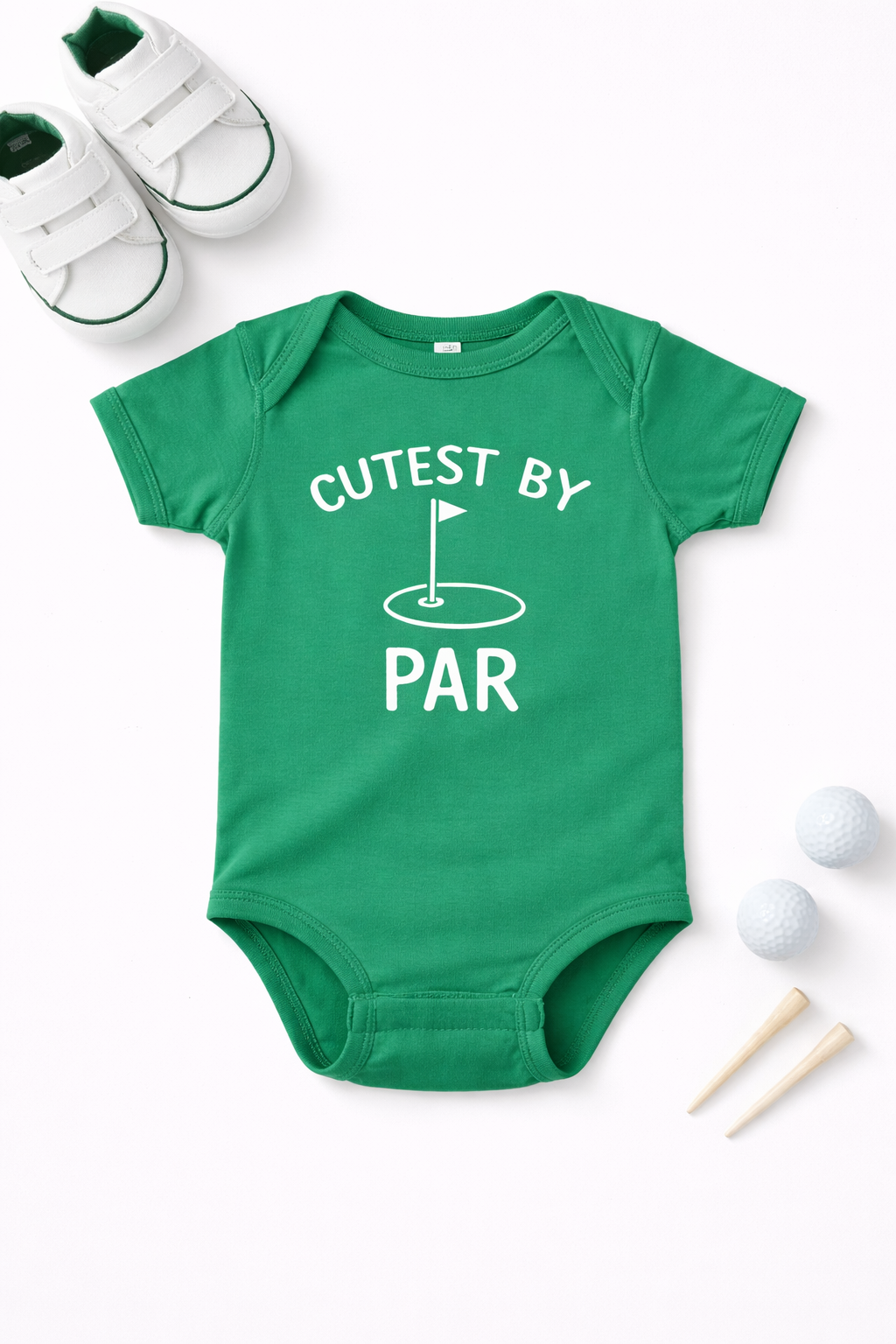 Cutest by Par, Golf Onesie for Baby