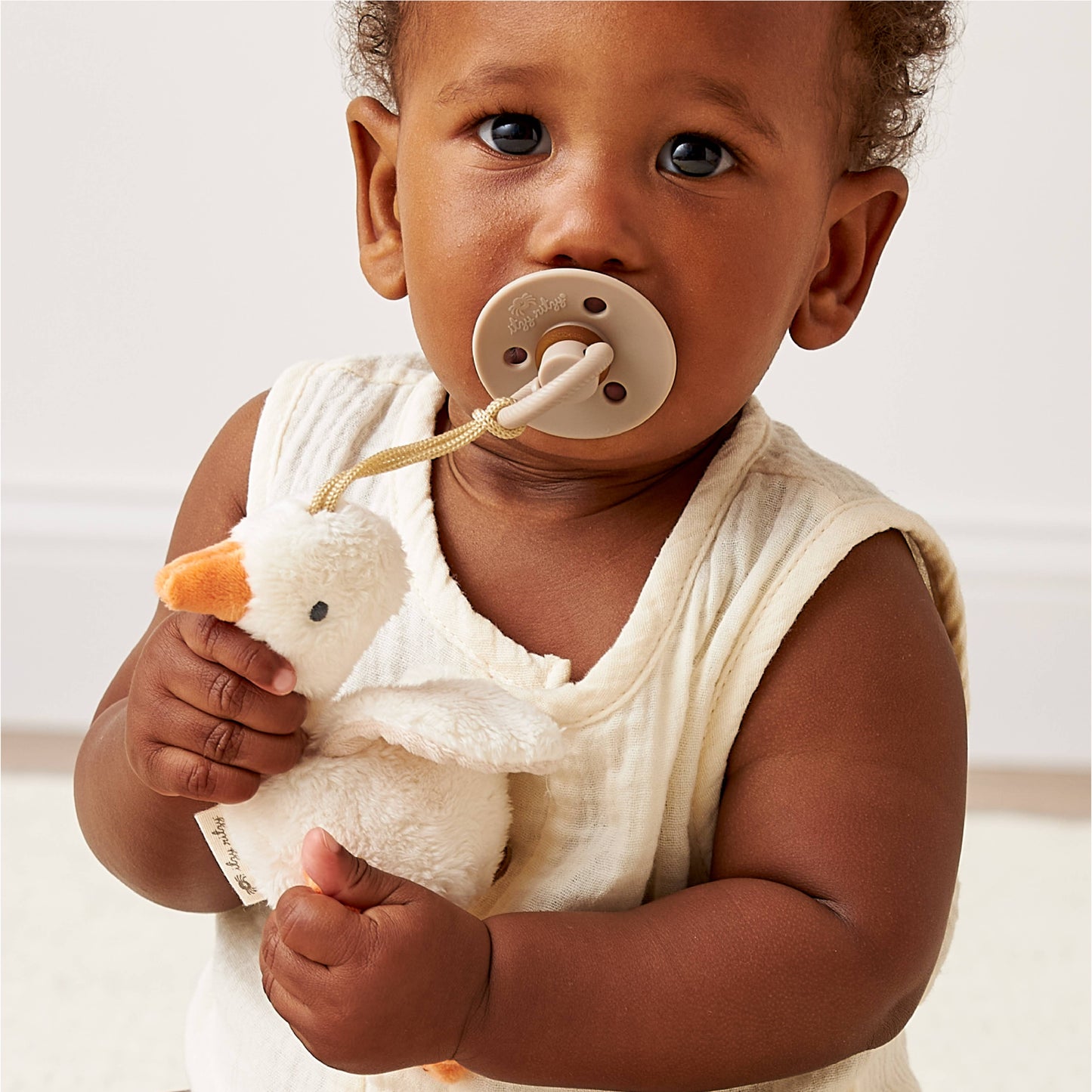 *NEW OPTIONS* Bitzy Pal Natural Rubber Pacifier & Plush