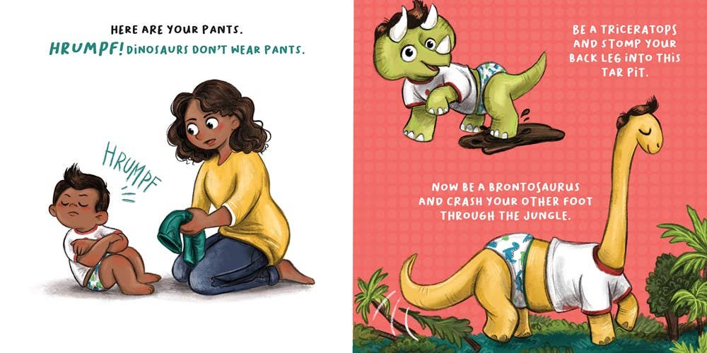 How to Dress a Dinosaur Board Book