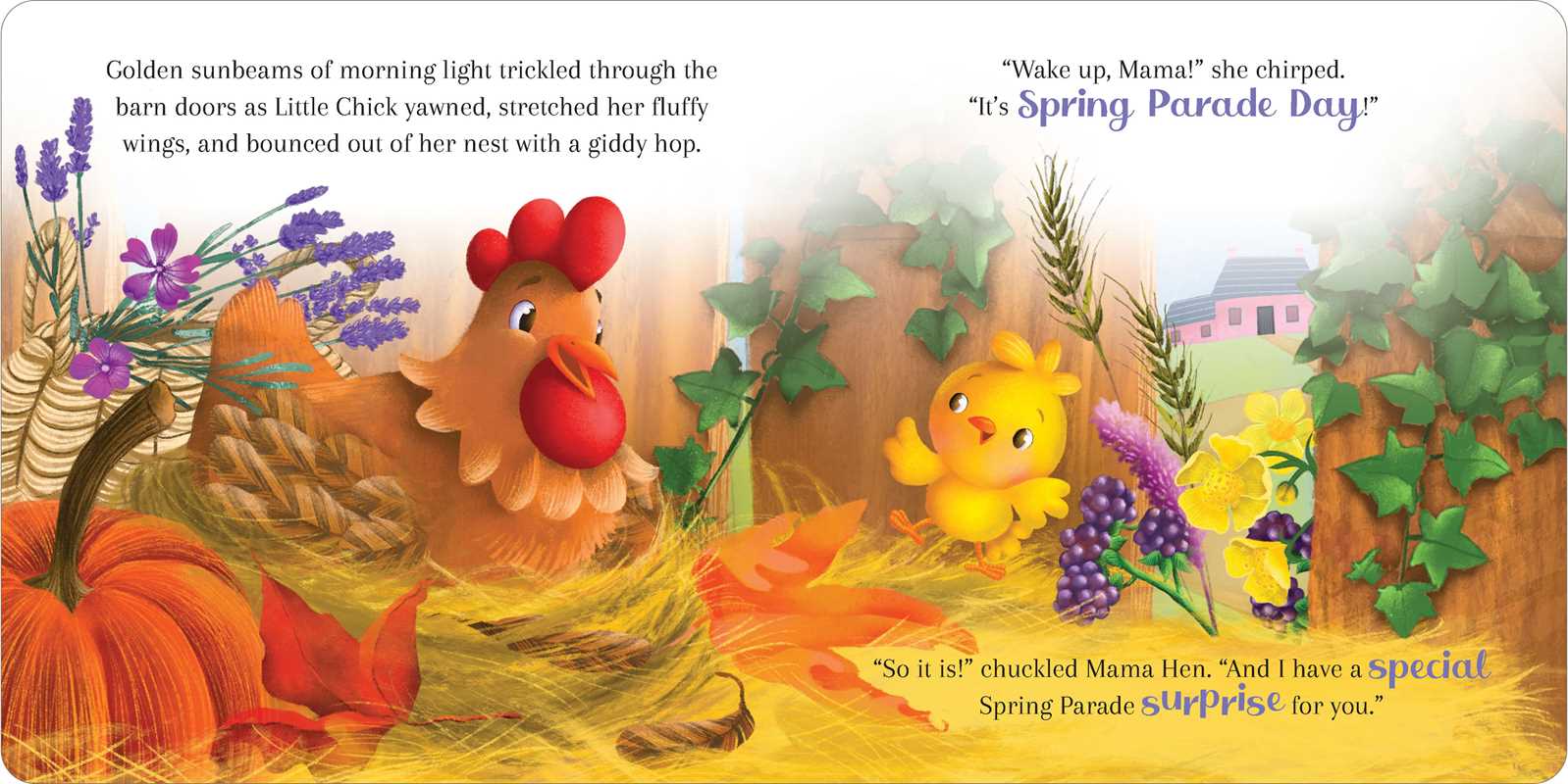 Little Chick's Spring Bonnet: Padded Board Book by Em Bruce