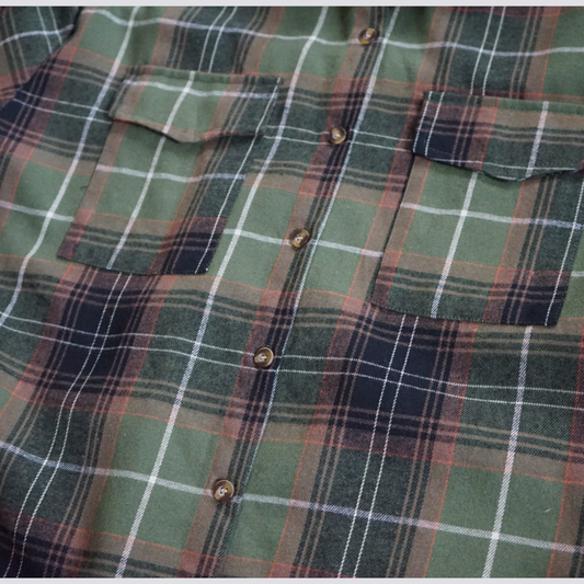 Lightweight Green Flannel
