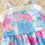 Floral Coquette Ruffle Romper