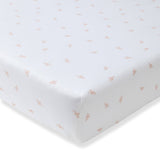 Golden Bee Organic Cotton BEESNUG® Fitted Crib Sheet - Ranunculus