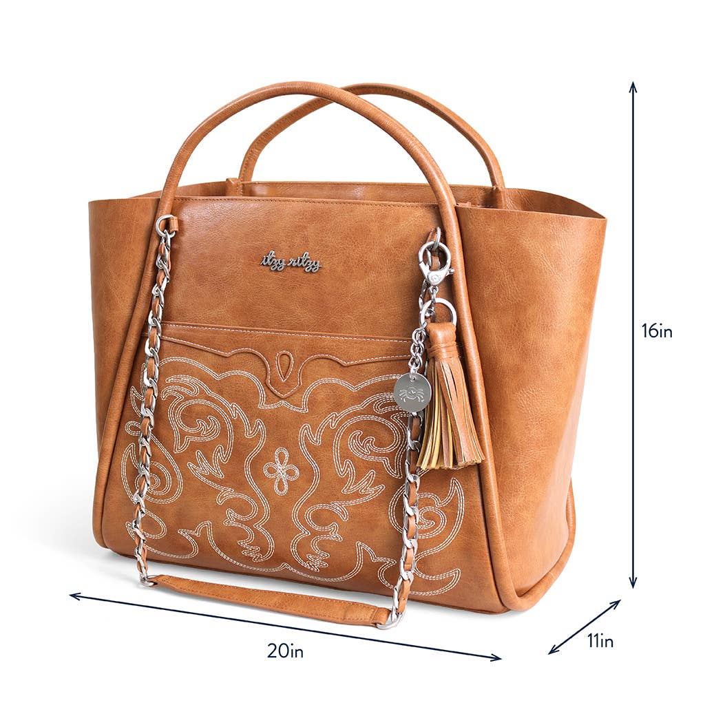 *NEW* Nash Saddle Boss Tote™ - Western Vegan Leather Tote