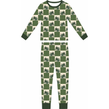 Forest Checker Two-Piece Bamboo Pajamas