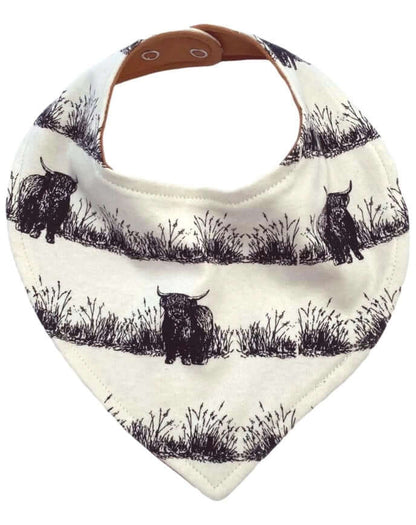 Highland Cow Bib - Evvie Bean's Baby Boutique