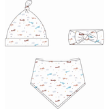Spring/ Summer Bamboo Accessories | Bibs, Bows, Hats