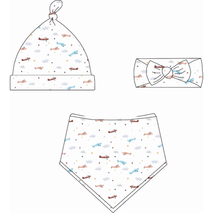 Spring Bamboo Accessories | Bibs, Bows, Hats