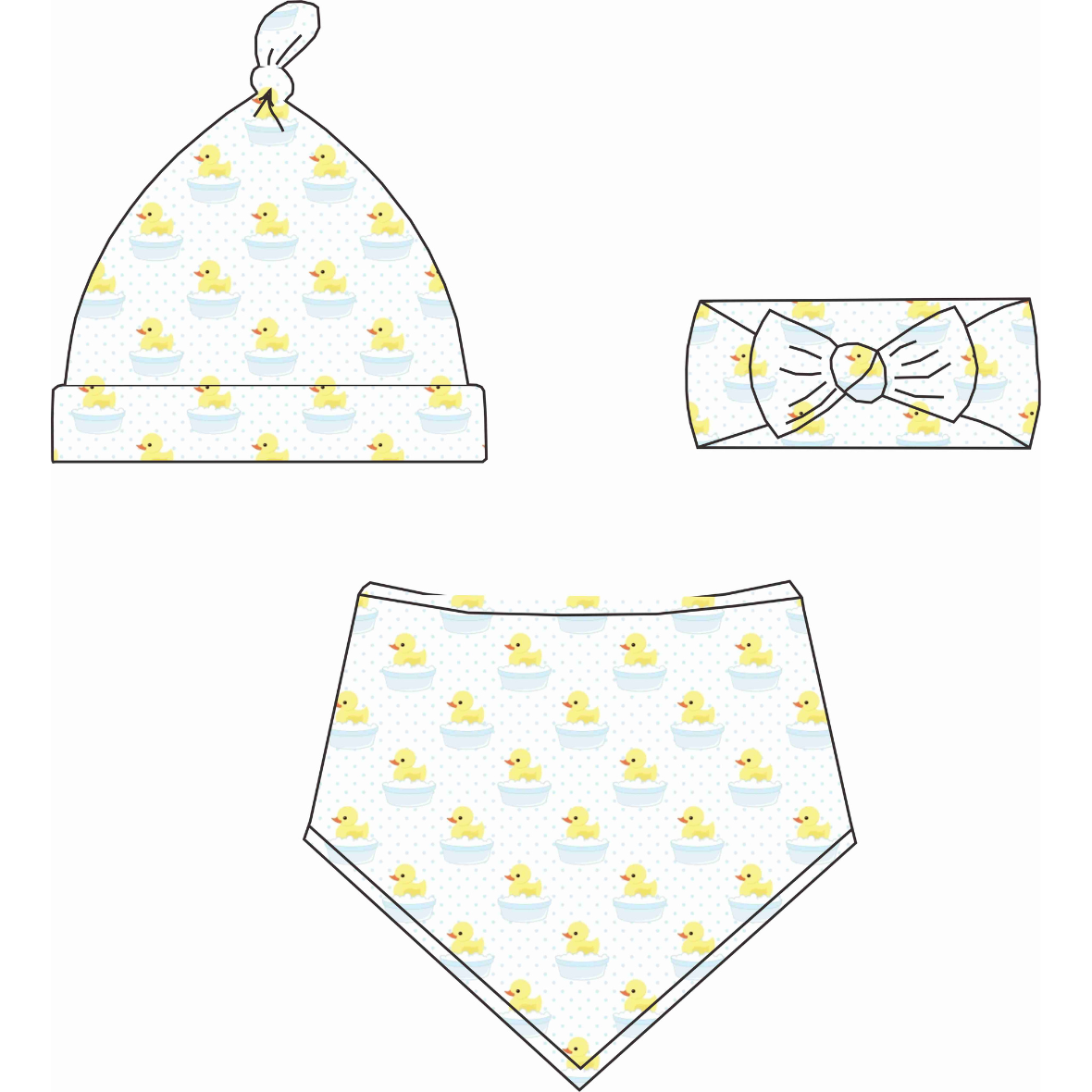 Spring Bamboo Accessories | Bibs, Bows, Hats