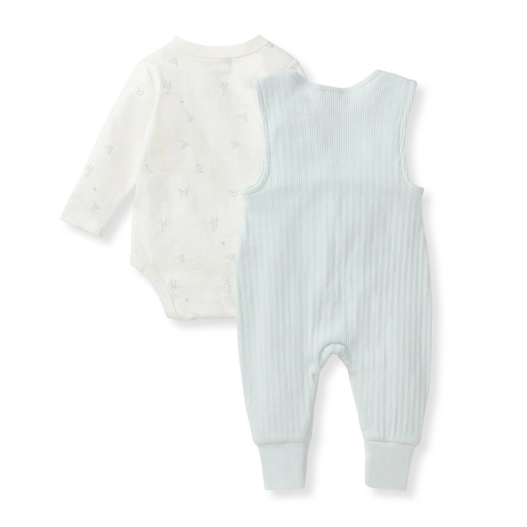 Origami Bodysuit & Jumpsuit Baby Boy Set