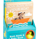 Touch and Trace Nursery Rhymes: Row, Row, Row Your Boat Bath Book & Baby Duck Gift Set by Editors of Silver Dolphin Books