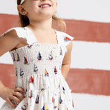 Flutter Sleeve Dress | Little Skippers