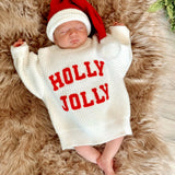 Knit Sweater, Holly Jolly
