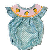 Smocked Lemonade Polka Dot Dress & Romper