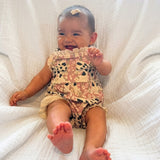 Cow Print & Coquette Ruffle Dress