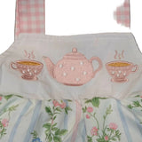 Tea Time Vintage Inspired Lace Trim Romper & Dress