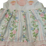 Tea Time Vintage Inspired Lace Trim Romper & Dress