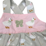 Girly Little Goose French Knot Romper & Dress