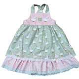 Girly Little Goose French Knot Romper & Dress