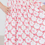 Lovebug 3/4 Sleeve Ruffle Twirl Dress