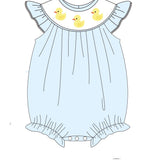 Rubber Duckie Flutter-Sleeve Romper