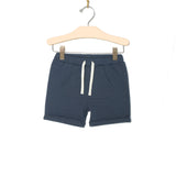 Boy Spring & Summer Kangaroo Pocket Short- Indigo