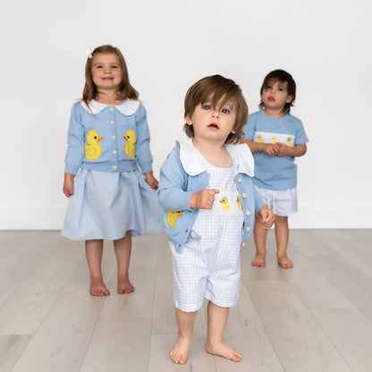 Rubber Duckie Cardigan Gender Neutral