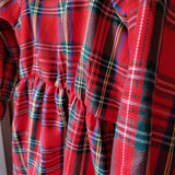 Christmas Red Tartan Plaid Mommy & Me Dress - Infant Dress