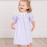Tulip Smocked Striped Dress