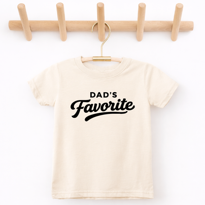 Dad's Favorite, Funny Father's Day Shirt for Kids