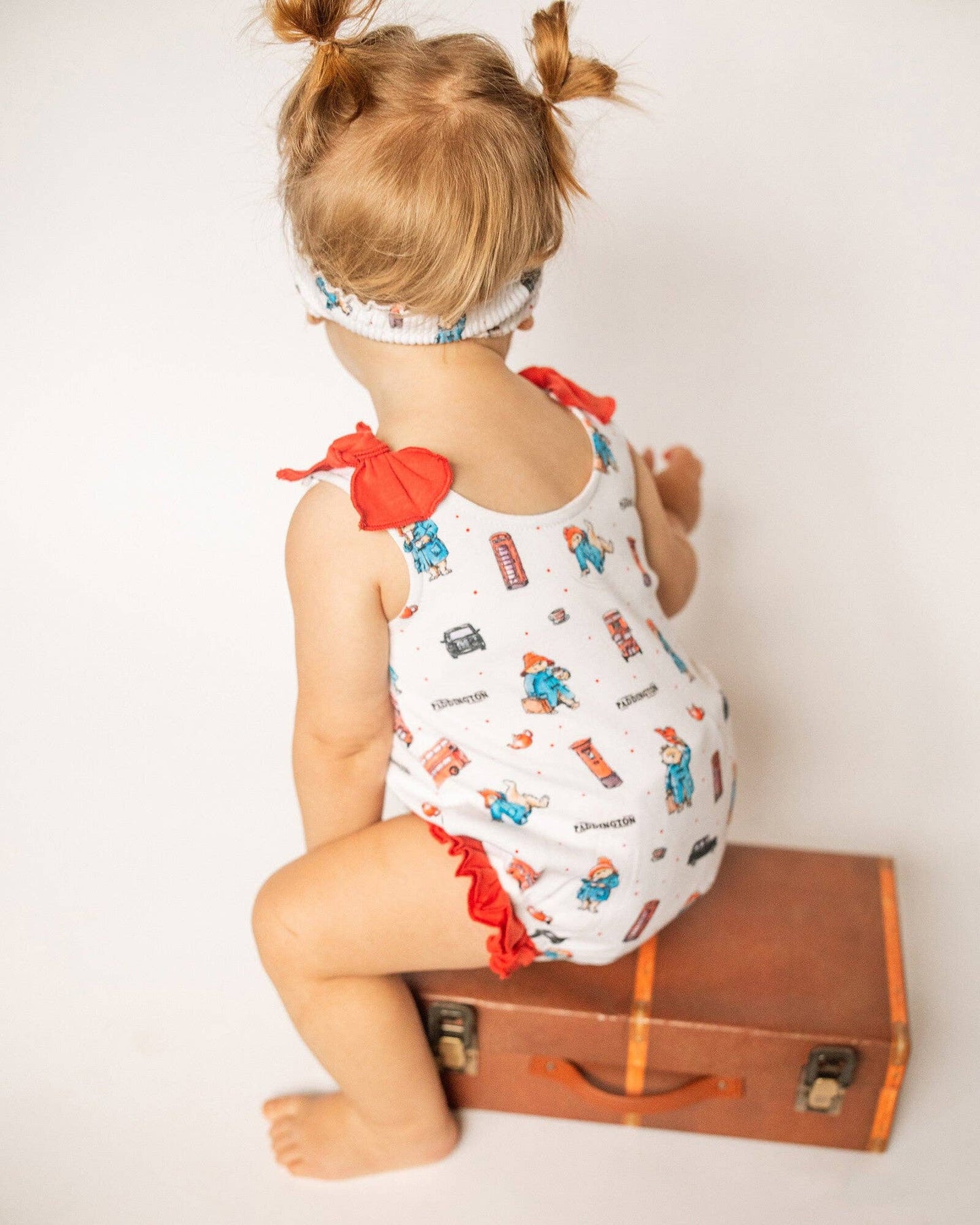 London Paddington™ | Organic Bowtie Shoulder Bodysuit