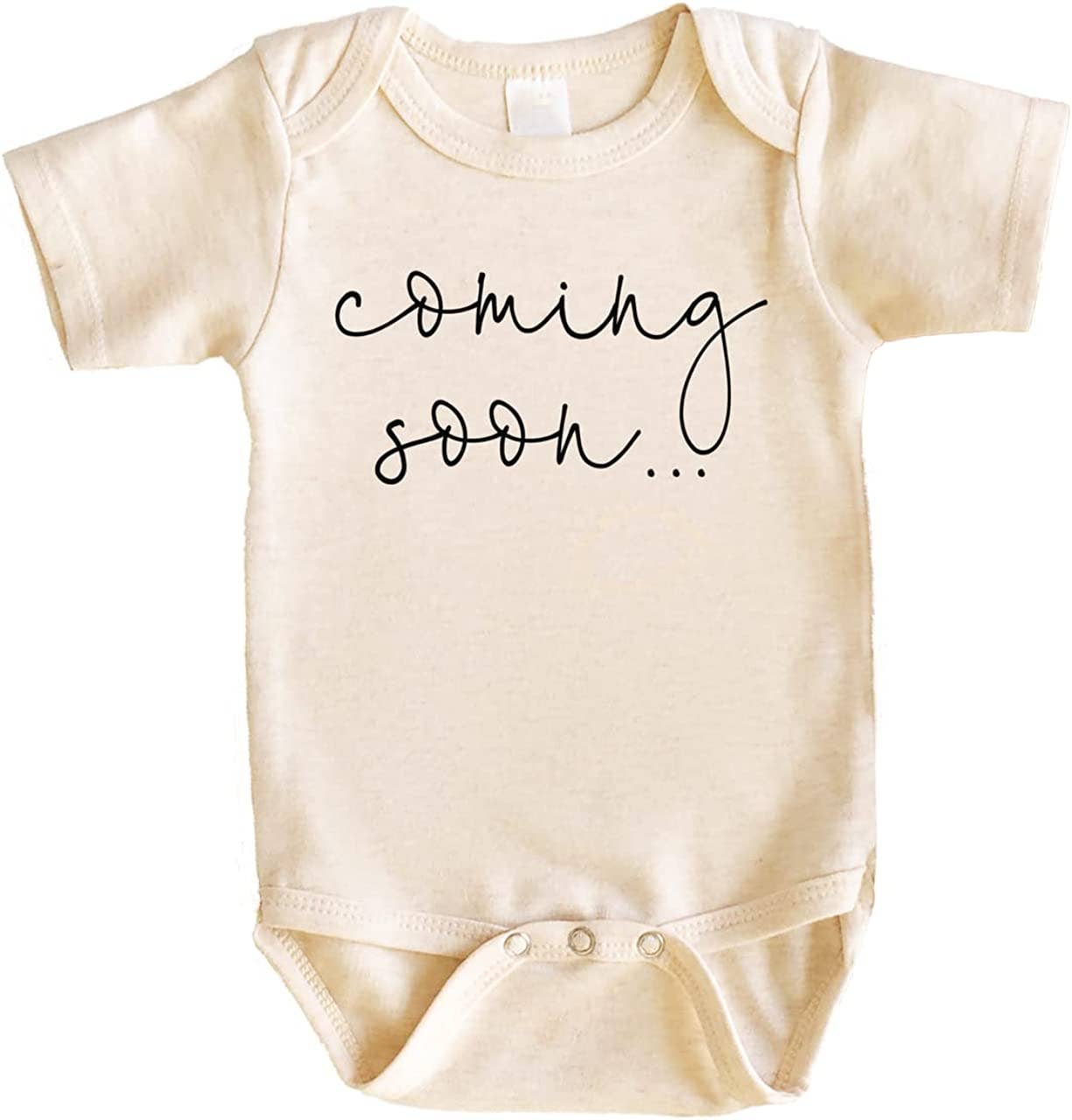 Pregnancy Announcement Onesie – Coming Soon Baby Bodysuit